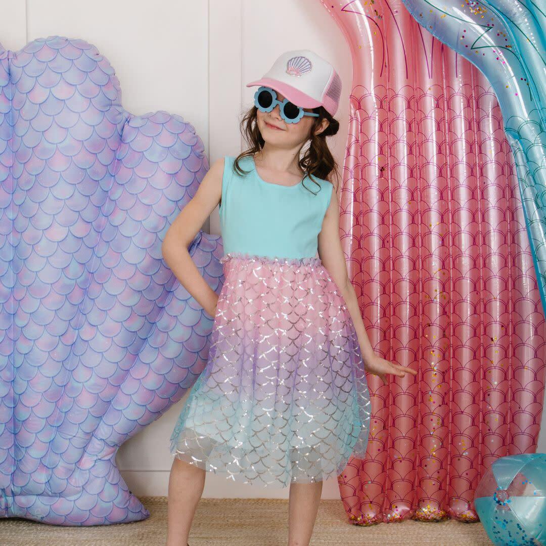 Sparkling Mermaid Dress, Multi - Sweet Wink Dresses | Maisonette