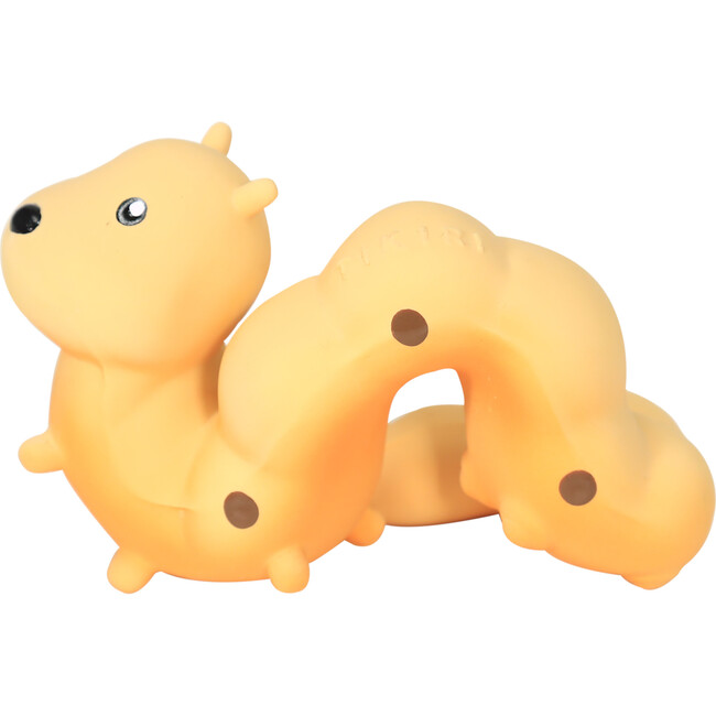 Caterpillar Natural Rubber Teether, Rattle & Bath Toy - Bath Toys - 3