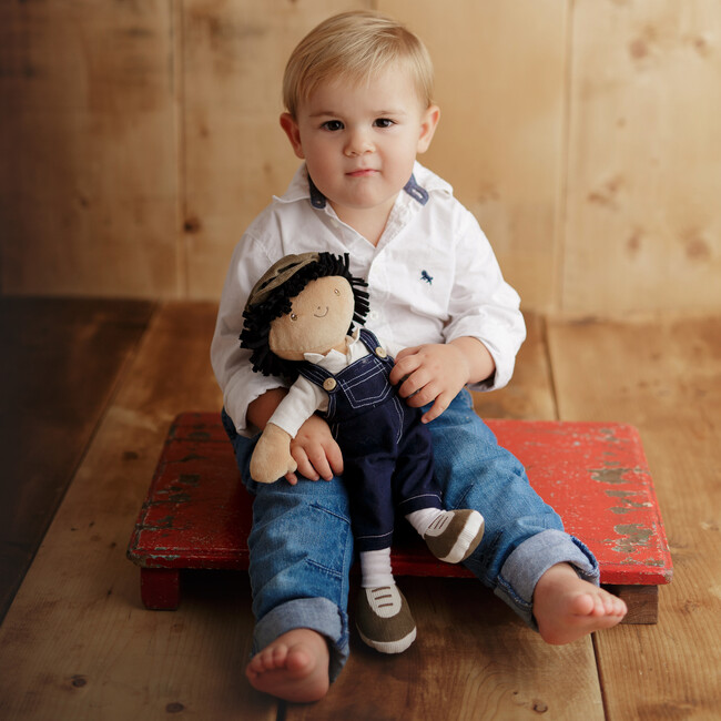 Joe Doll in Blue Dungaree - Soft Dolls - 4