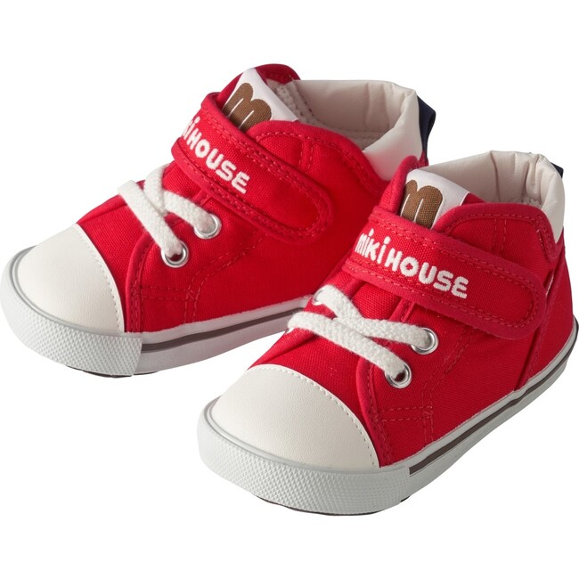 Classic High-Top Second Shoes, Red - Sneakers - 1