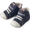 Classic High-Top First Walker Shoes, Indigo - Sneakers - 1 - thumbnail