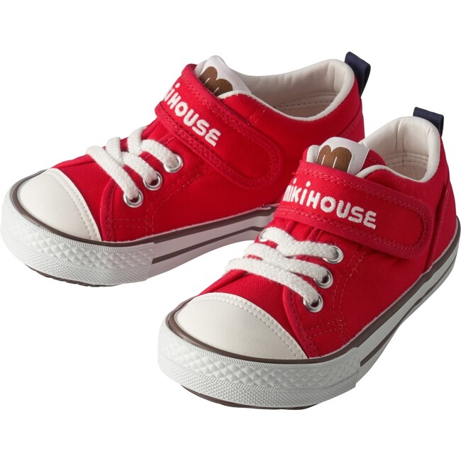 Classic Low-Top Kids’ Shoes, Red - Sneakers - 1