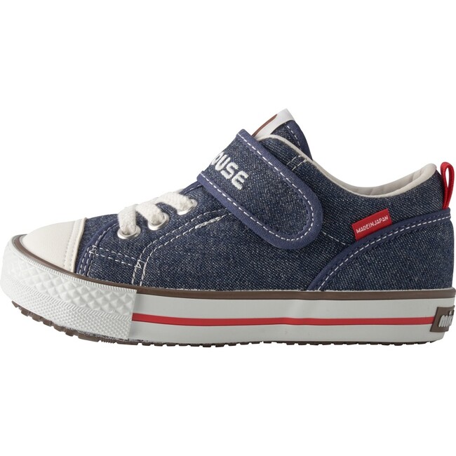 Classic Low-Top Kids’ Shoes, Indigo - Sneakers - 4