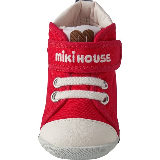 Classic High-Top First Walker Shoes, Red - Sneakers - 6