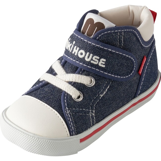 Classic High-Top Second Shoes, Indigo - Sneakers - 8