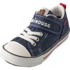 Classic High-Top First Walker Shoes, Indigo - Sneakers - 8 - thumbnail