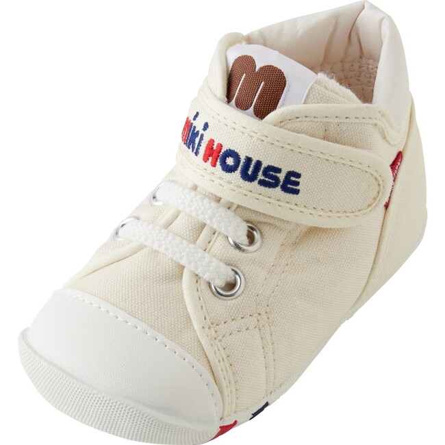 Classic High-Top First Walker Shoes, White - Sneakers - 8