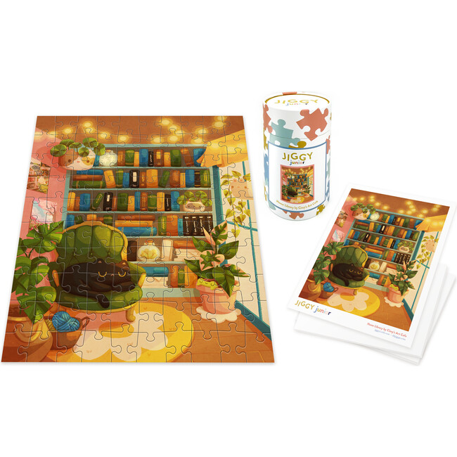 Junior, Home Library by Cissy's Art Cafe 100pc - Puzzles - 4