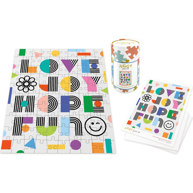 Junior, Love, Joy, Hope, Fun by Joanna Muñoz 100pc - Puzzles - 4