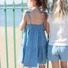 Ali Dress, Light Wash Chambray - Dresses - 3