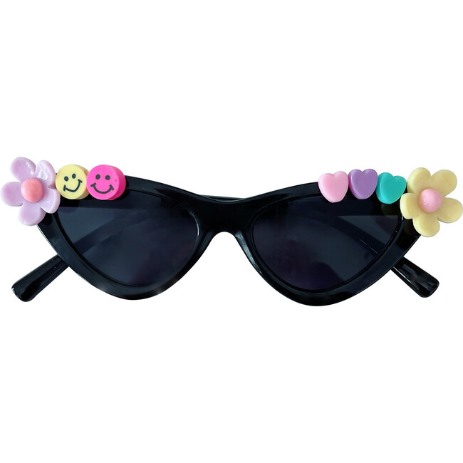 Happy Life Elle Cat Eye Sunnies, Black - Sunglasses - 1