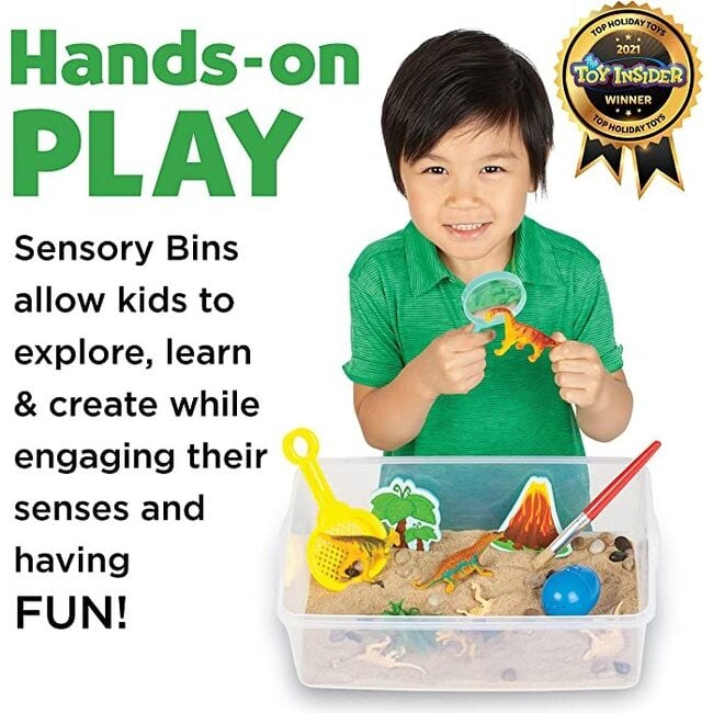 Sensory Bin Dinosaur Dig - Activities - 2