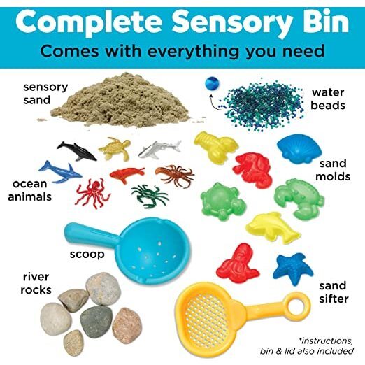 Sensory Bin Ocean and Sand - Activities - 3