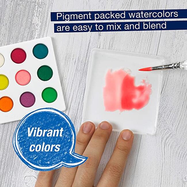 Watercolor Paint by Number Bold Floral - Arts & Crafts - 5