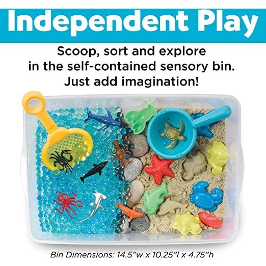 Sensory Bin Ocean and Sand - Activities - 5