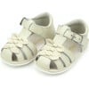 Everly Bow Sandal, Oatmeal - Sandals - 1 - thumbnail