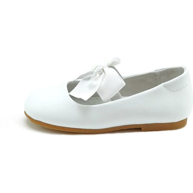 Pauline Special Occasion Bow Flat, White - Flats - 3