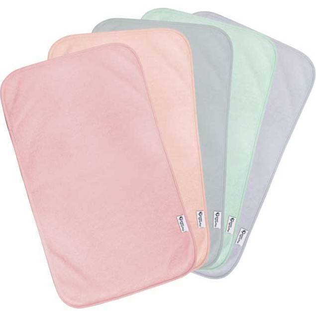 Stay-Dry Burp Pads Set, Rose (Pack Of 5)