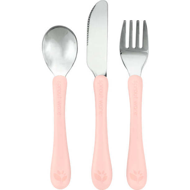 Stainless Steel And Sprout Ware Kids Cutlery, Light Spice - Other Accessories - 1