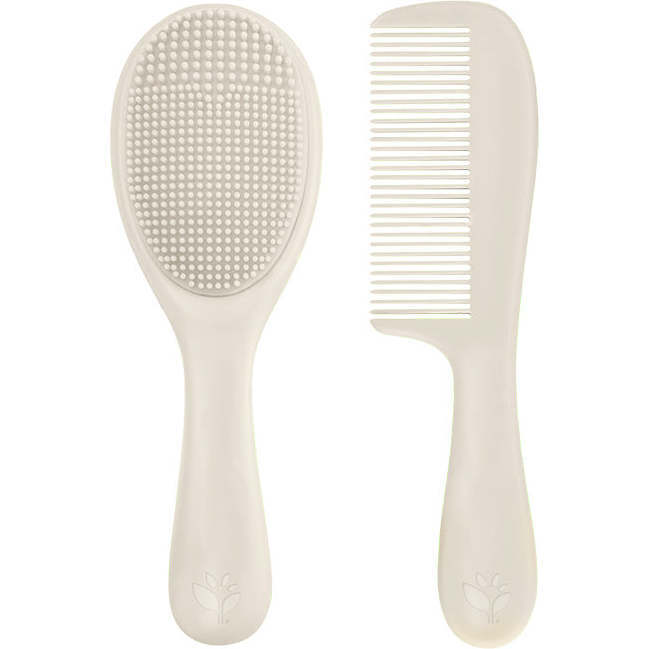 Sprout Ware Cradle Cap Brush And Comb, Light Spice - Infant - 1