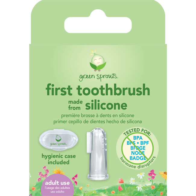 Silicone Finger Toothbrush, Clear
