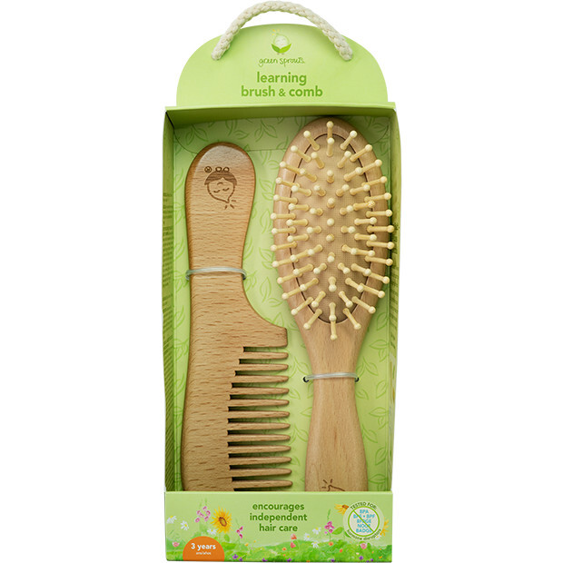 Learning Brush And Comb, Natural - Hair Brushes - 1