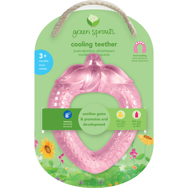 Fruit Cooling Teether, Pink Strawberry - Teethers - 1