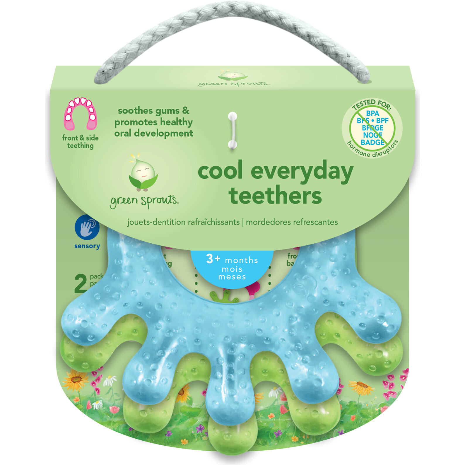 Cooling Everyday Teether Set, Pink (Pack Of 2) - Teethers - 1