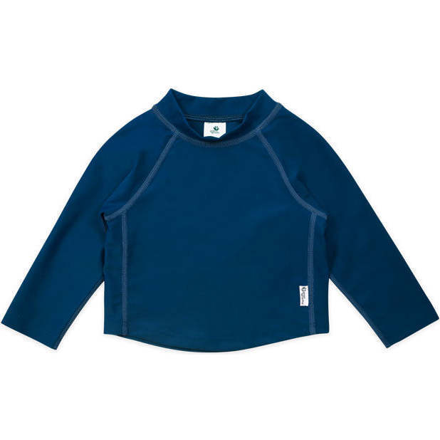 UPF50+ Long Sleeve Rashguard, Navy - Rash Guards - 1
