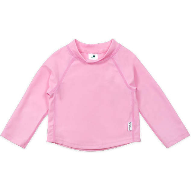 UPF50+ Long Sleeve Rashguard, Light Pink - Rash Guards - 1