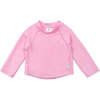 UPF50+ Long Sleeve Rashguard, Light Pink - Rash Guards - 1 - thumbnail