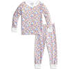 Dog Party Two Piece Pajamas, Multi - Pajamas - 1 - thumbnail