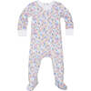 Dog Party Zip Onesie, Multi - Footie Pajamas - 1 - thumbnail