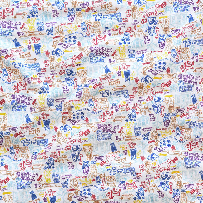 Dog Party Two Piece Pajamas, Multi - Pajamas - 5