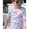 The Organic Short Sleeve Pajama Set, Crabs and Lobsters - Pajamas - 4