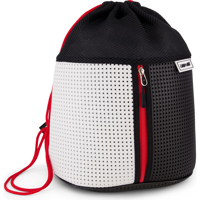 Sophy Zippered Sling Backpack, Red Classic