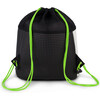 Sophy Zippered Sling Backpack, Neon Lime - Backpacks - 3