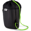 Sophy Zippered Sling Backpack, Neon Lime - Backpacks - 5 - thumbnail