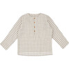 Pimlico Shirt, Black Cream Check - Shirts - 1 - thumbnail