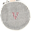 Stripes Circle Case, Gray - Makeup Bags - 1 - thumbnail