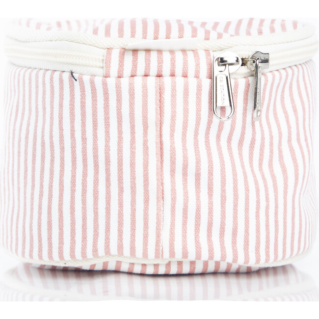 Stripes Circle Case, Rose Tan - Makeup Bags - 3
