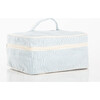 Stripes Train Case, Clear Sky - Makeup Bags - 4