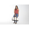 Round Travel Duffle Bag, Black - Bags - 3