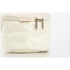 Stripes Circle Case, Pastel Yellow - Makeup Bags - 3