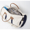 Round Travel Duffle Bag, Black - Bags - 4