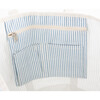 Two Tone Stripes Tote Bag, Clear Sky - Bags - 4