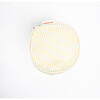 Stripes Circle Case, Pastel Yellow - Makeup Bags - 5