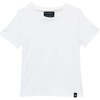 Signature Crew Neck Short Sleeve Tee, Optic White - T-Shirts - 1 - thumbnail