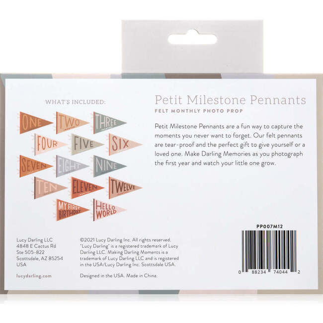 Mountain Fields Petit Milestone Pennant - Mixed Gift Set - 2