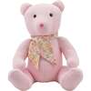 My Liberty Bear Chevron Summer, Pink And Floral - Plush - 1 - thumbnail